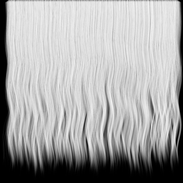Dark Hair Texture      Alpha Channel  