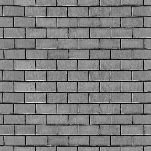 Brick Wall Bump Texture Map  