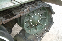 Old USSR Tank Front Wheel Details Photo