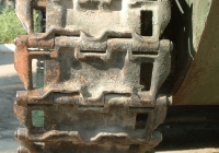 Old USSR Tank Caterpillar Details Photo