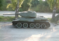 USSR Tank T34 Side View Photo