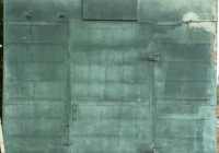 Old Metallic Wagon Door Texture