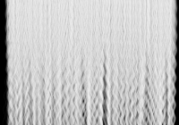 Human Hair Texture Opacity Map