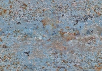 Old Metal Texture with Blue Paint