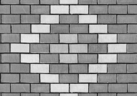 Brick Wall Bump Texture With Diamon Shapes