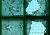 Tileable Broken Green Glass Block Texture