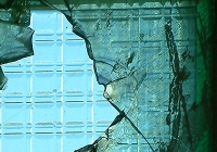 Broken Green Glass Block Texture