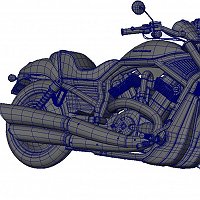 Bike 3D Model Finished 3D Art Work