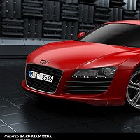 Audi R8 Finished 3D Art Work