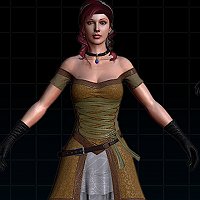 Female game character Finished 3D Art Work