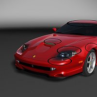 3DS Max: Ferrari F550 Render 3D Art Work In Progress