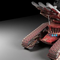 Combat Bot Finished 3D Art Work