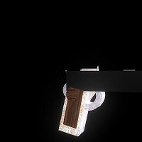 A pistol model by a newphie Finished 3D Art Work