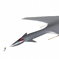 future plane design 3D Art Work In Progress