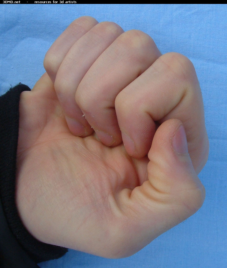 Male Bent Thumb Photo     