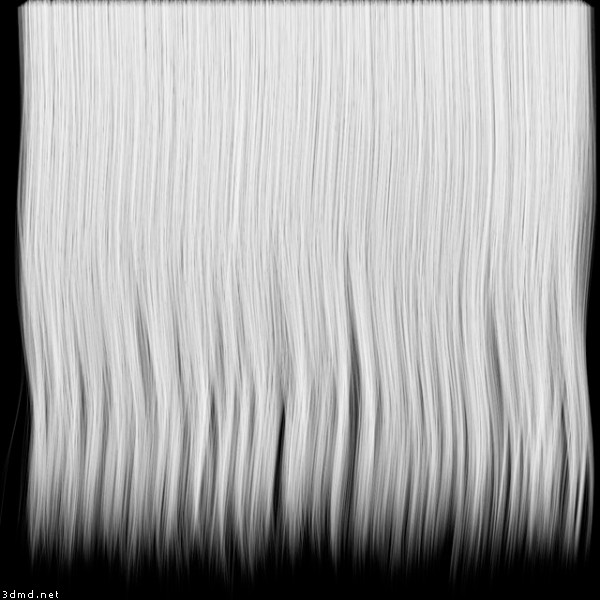 Human Hair Textures - Alpha channel for a hair texture - Image Gallery