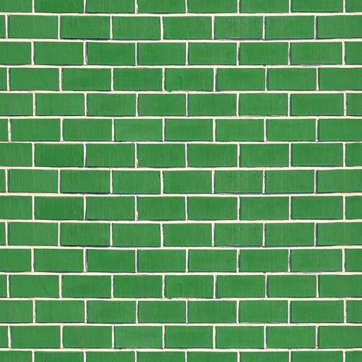 Green Brick Texture Tileable  
