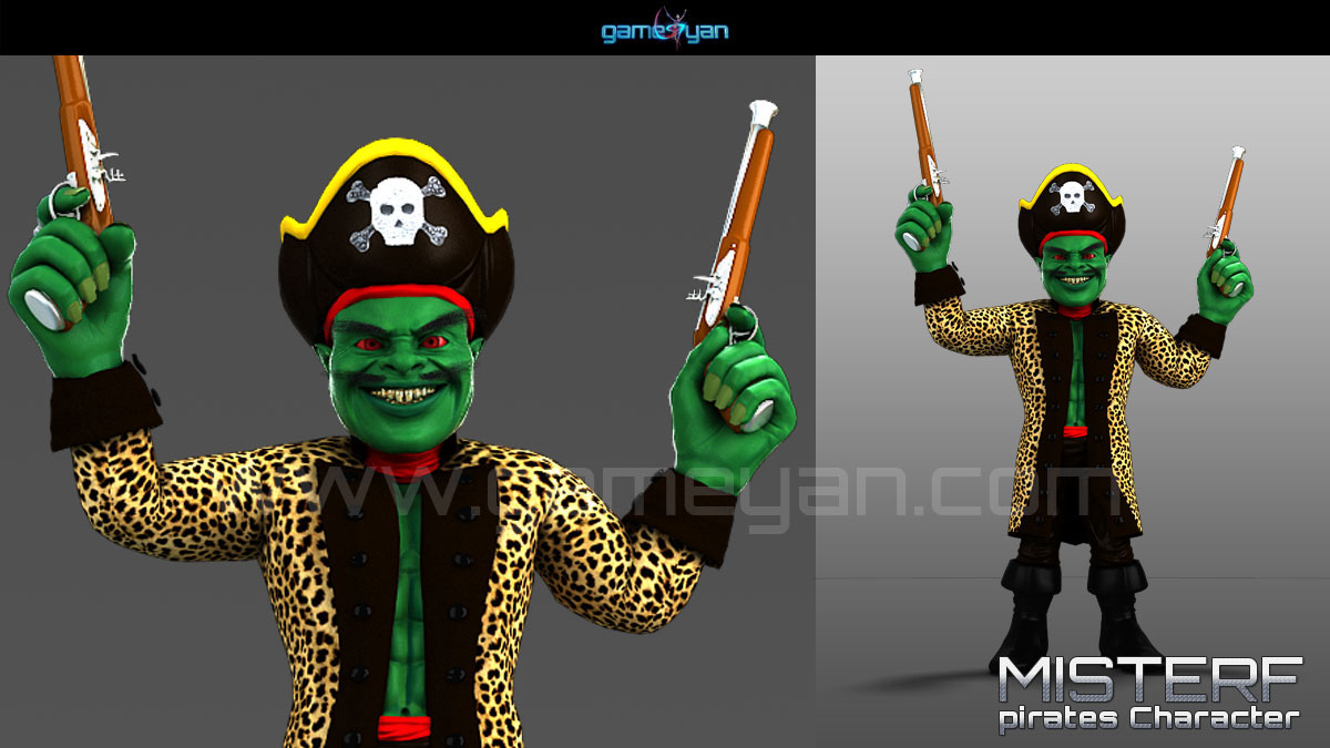  D Misterf Pirates Character Modeling  